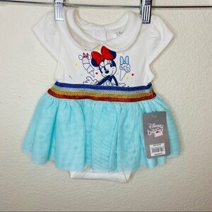 Minnie Mouse Tutu Bodysuit for Baby Girl 0-3 month